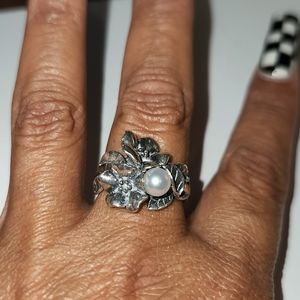 Trollbeads Hawthorn With Pearl Ring